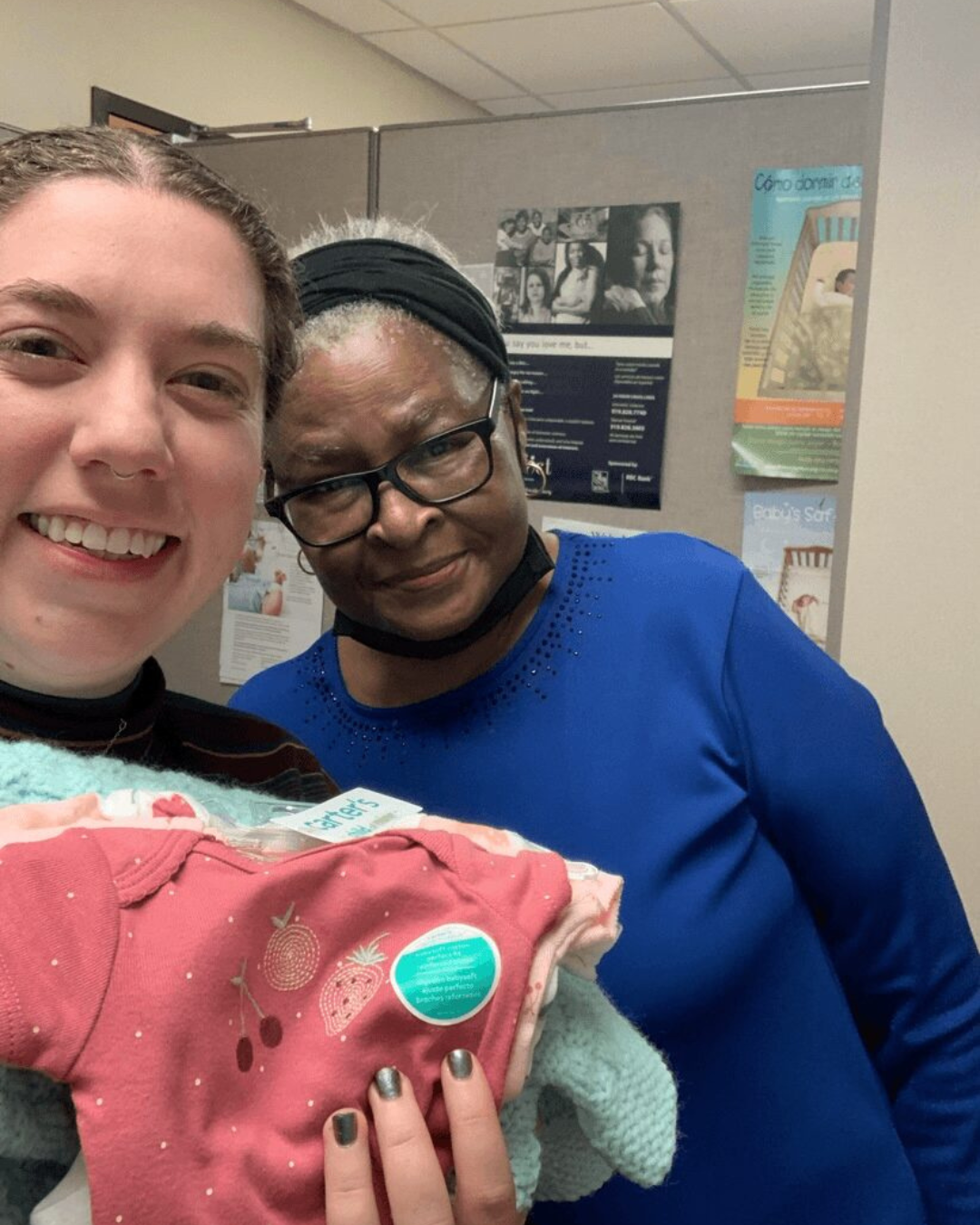 Dr CAthy Sauls free baby clothes donation