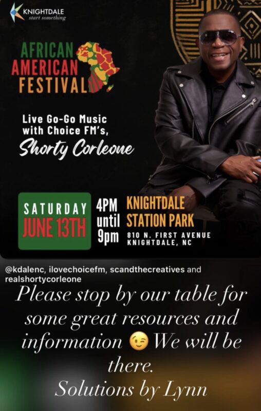 Solutions by Lynn African American Festival KNightdale NC